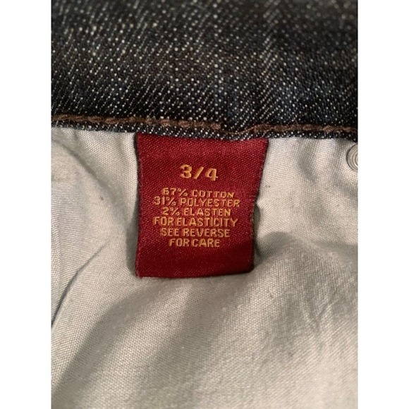 Sky Denim Jeans Spring Flower Deco Wearable Art Women's Size 3/4‎ - Picture 7 of 8